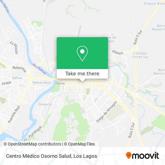 Centro Médico Osorno Salud map