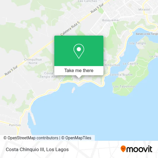 Costa Chinquio III map