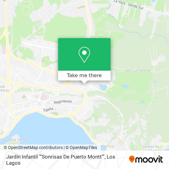 Jardín Infantil ""Sonrisas De Puerto Montt"" map