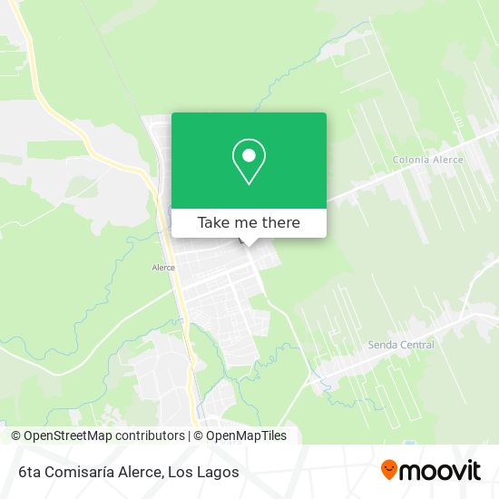 Mapa de 6ta Comisaría Alerce