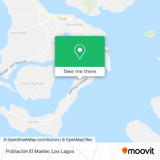 Mapa de Población El Maitén