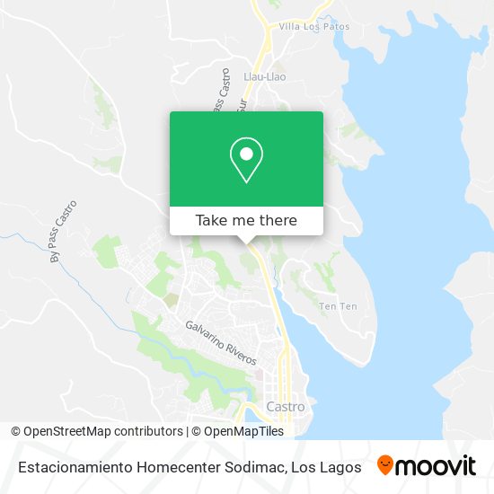 Mapa de Estacionamiento Homecenter Sodimac