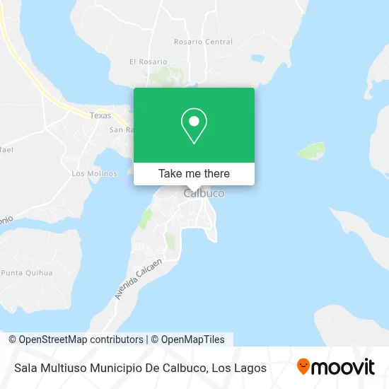 Sala Multiuso Municipio De Calbuco map