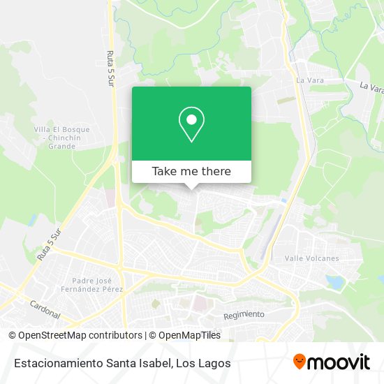 Estacionamiento Santa Isabel map