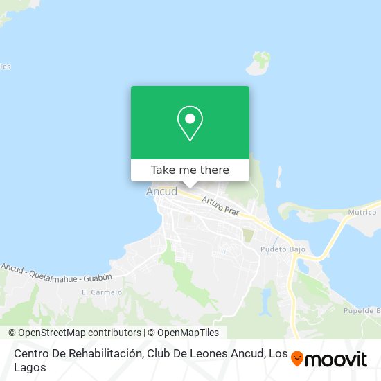 Mapa de Centro De Rehabilitación, Club De Leones Ancud