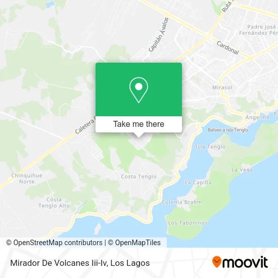 Mirador De Volcanes Iii-Iv map