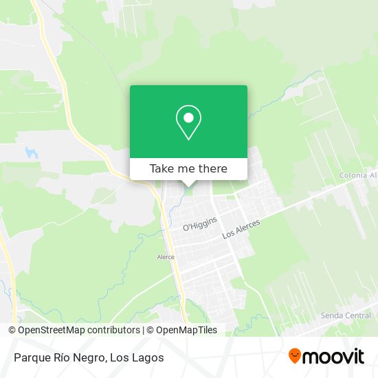 Mapa de Parque Río Negro