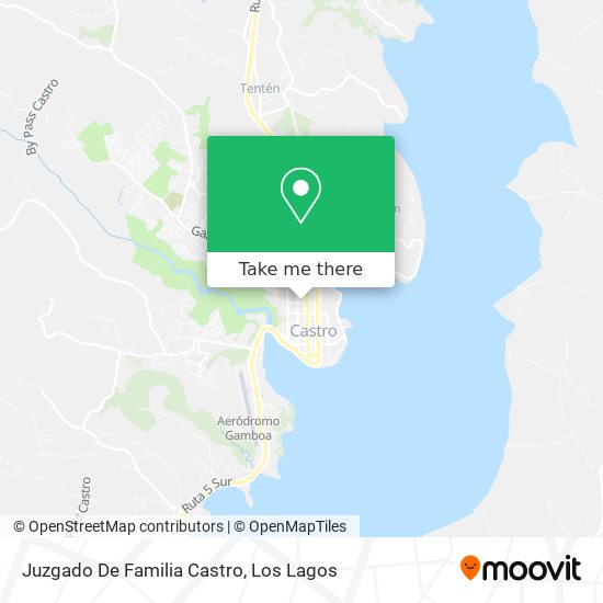 Juzgado De Familia Castro map
