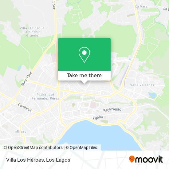 Mapa de Villa Los Héroes