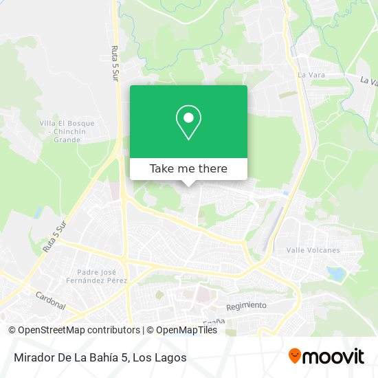 Mirador De La Bahía 5 map