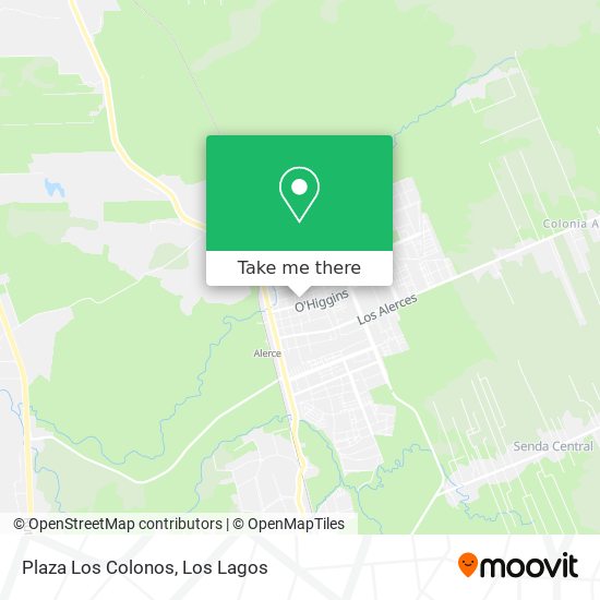 Mapa de Plaza Los Colonos