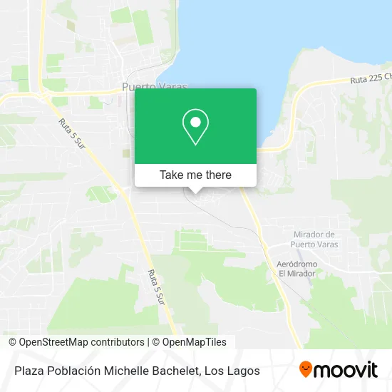 Plaza Población Michelle Bachelet map