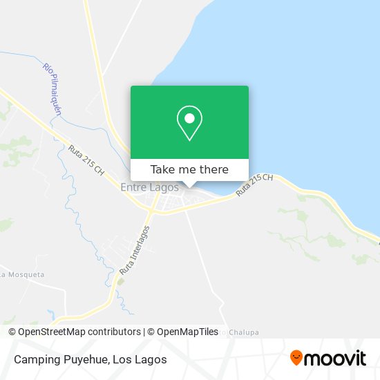 Camping Puyehue map