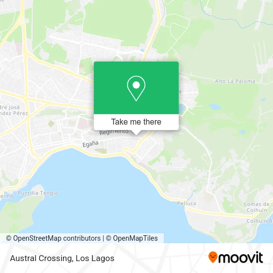 Mapa de Austral Crossing