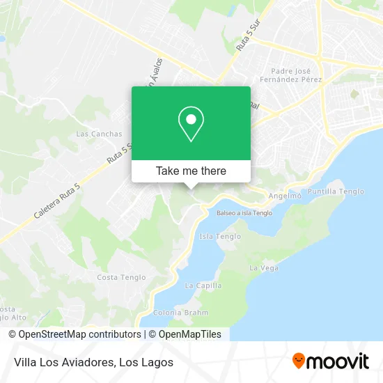 Villa Los Aviadores map