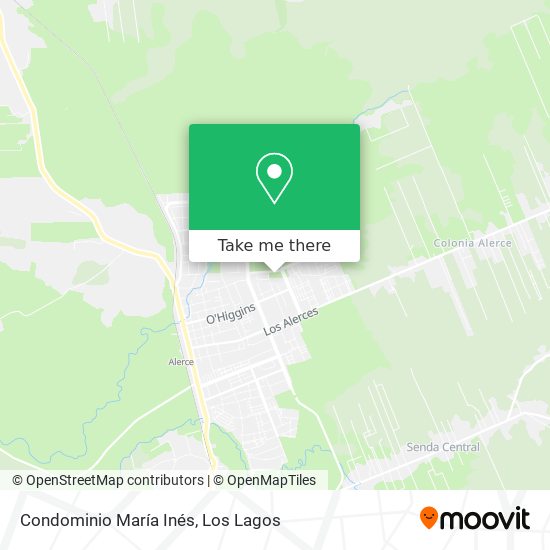 Mapa de Condominio María Inés