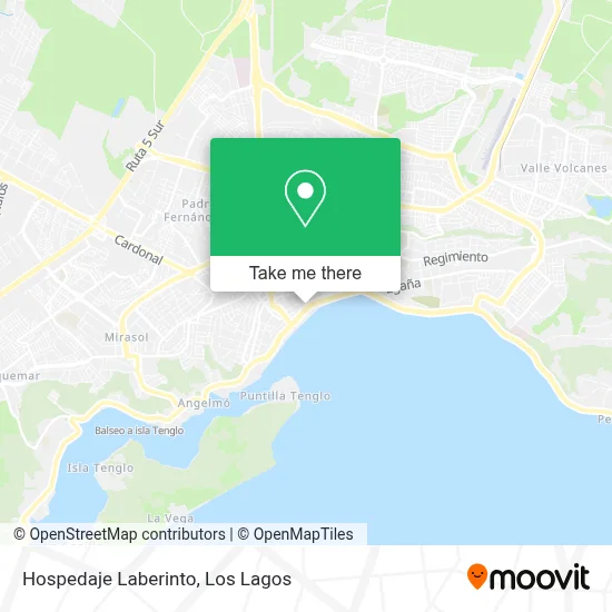 Hospedaje Laberinto map