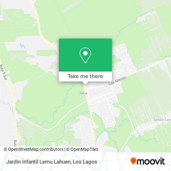 Mapa de Jardín Infantil Lemu Lahuen