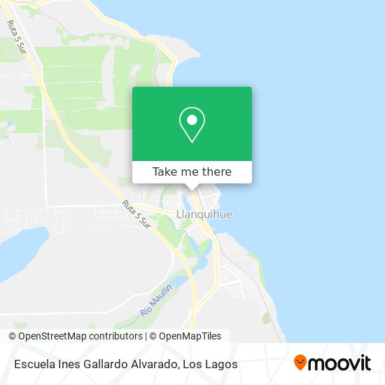 Escuela Ines Gallardo Alvarado map