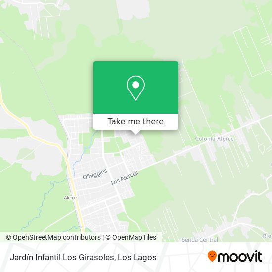 Mapa de Jardín Infantil Los Girasoles
