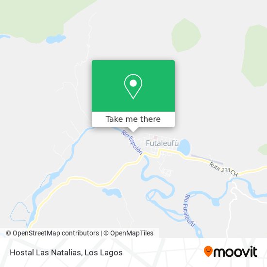Mapa de Hostal Las Natalias