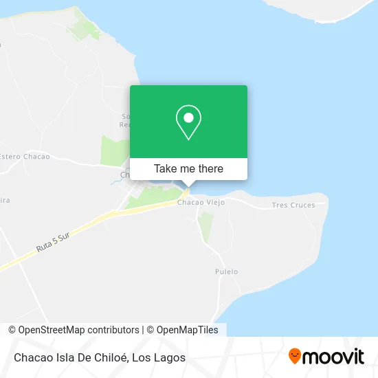 Chacao Isla De Chiloé map