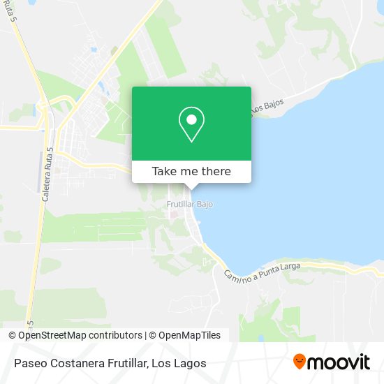 Paseo Costanera Frutillar map