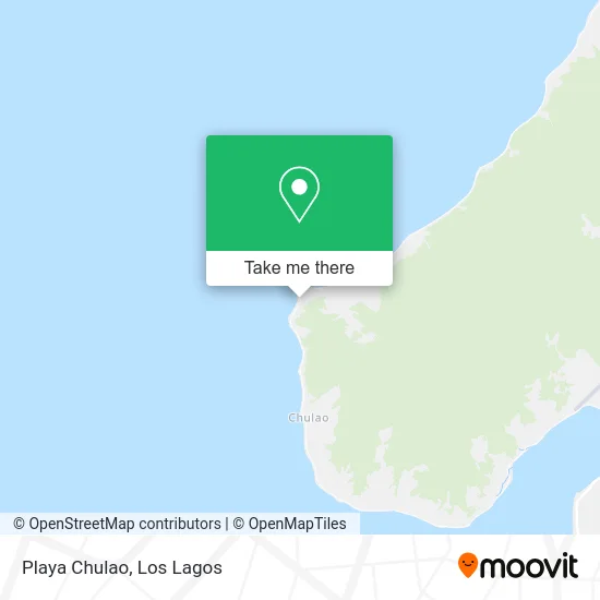 Playa Chulao map