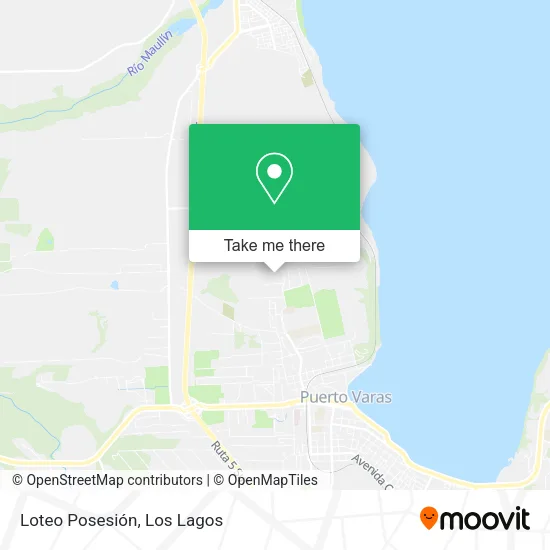 Loteo Posesión map
