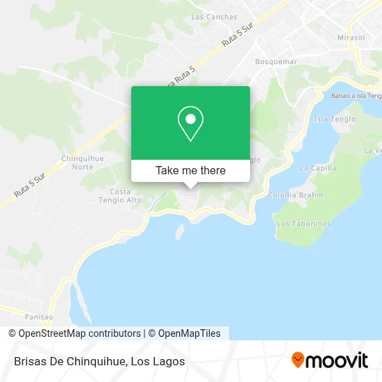 Brisas De Chinquihue map