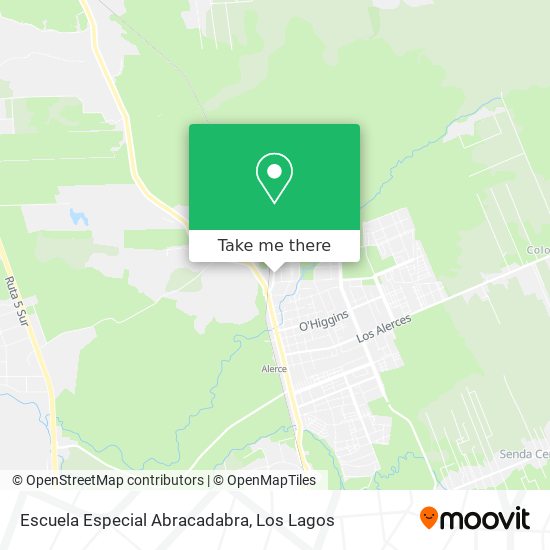 Escuela Especial Abracadabra map