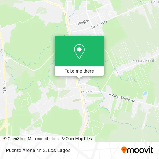 Puente Arena N° 2 map