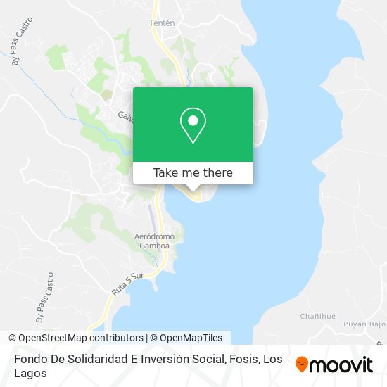 Fondo De Solidaridad E Inversión Social, Fosis map
