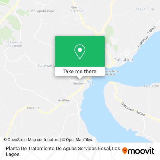 Mapa de Planta De Tratamiento De Aguas Servidas Essal