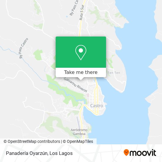 Panadería Oyarzún map