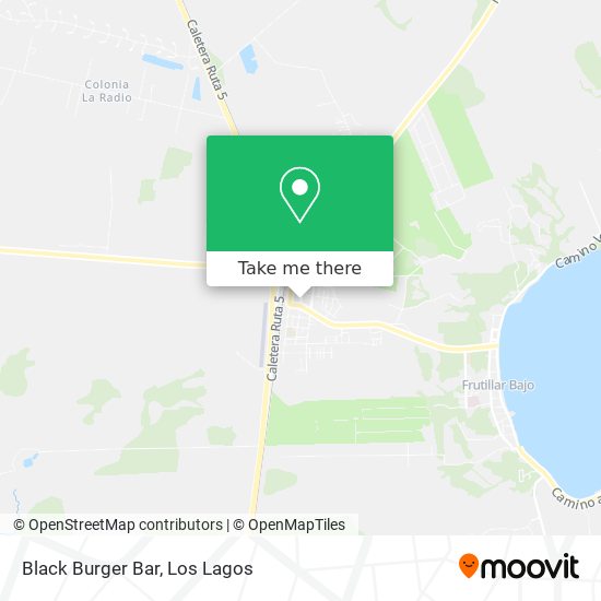 Mapa de Black Burger Bar