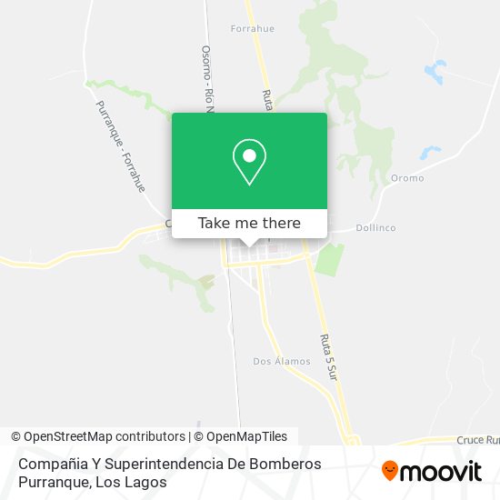 Compañia Y Superintendencia De Bomberos Purranque map