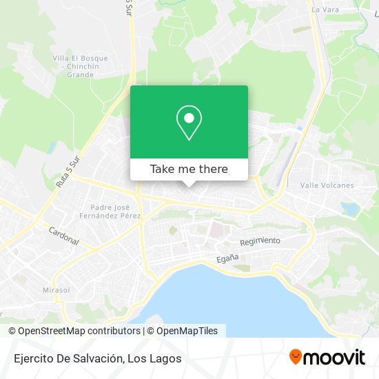 Ejercito De Salvación map