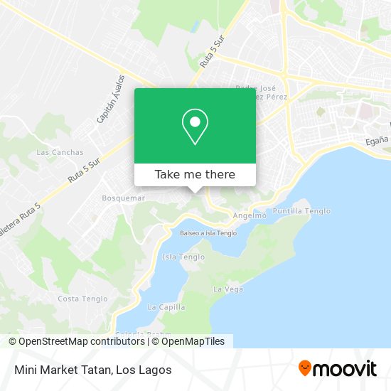 Mapa de Mini Market Tatan