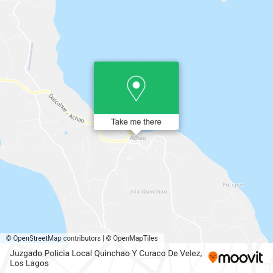 Juzgado Policia Local Quinchao Y Curaco De Velez map
