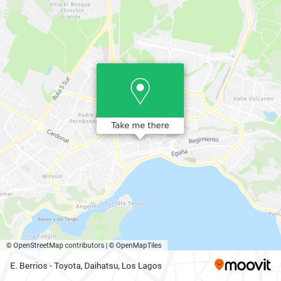 E. Berrios - Toyota, Daihatsu map