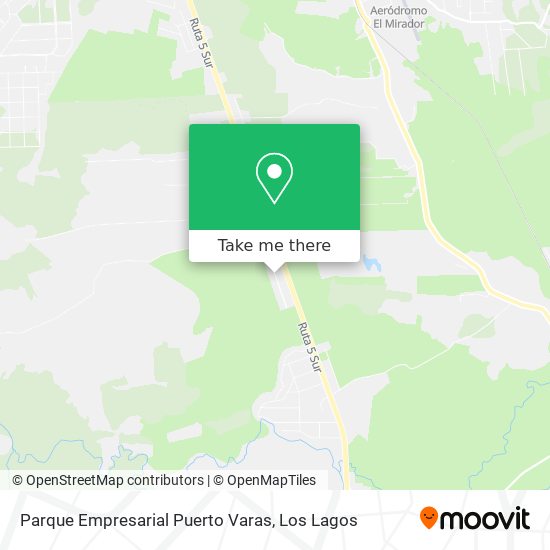 Parque Empresarial Puerto Varas map