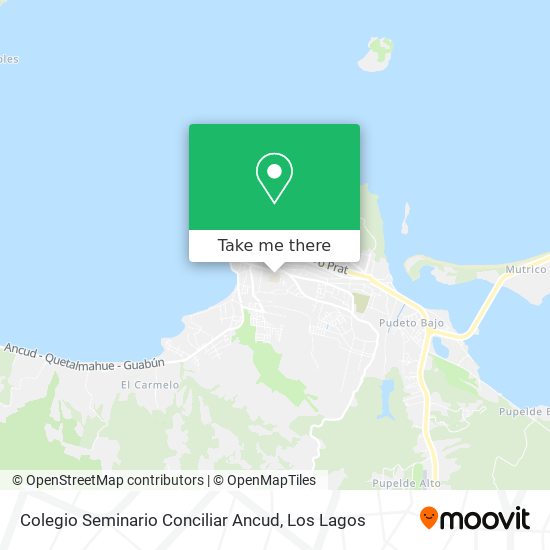 Colegio Seminario Conciliar Ancud map