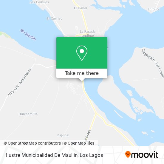 Ilustre Municipalidad De Maullin map