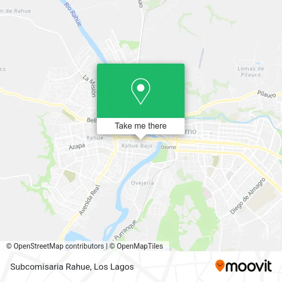 Subcomisaria Rahue map