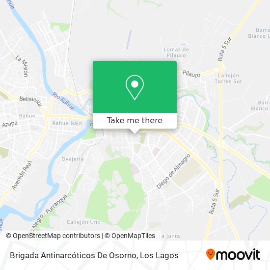 Brigada Antinarcóticos De Osorno map