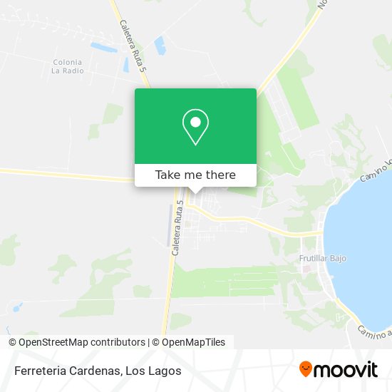 Mapa de Ferreteria Cardenas