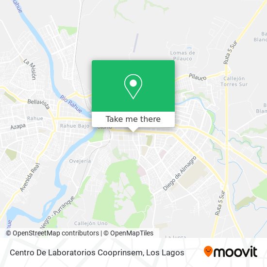 Centro De Laboratorios Cooprinsem map