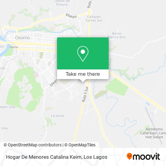 Mapa de Hogar De Menores Catalina Keim