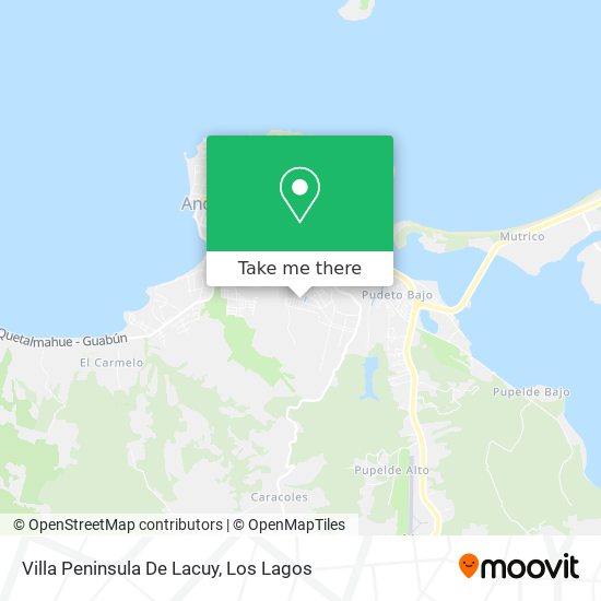 Mapa de Villa Peninsula De Lacuy